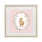Stupell Industries Blush Pink Duckling Framed Print Under Glass, design by Christine Simpson Art